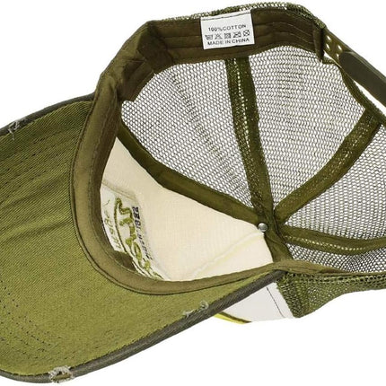 Heekpek baseball cap men's embroidered summer women's mesh caps, baseball caps, adjustable hip hop baseball caps, trucker for outdoor sports, travel.