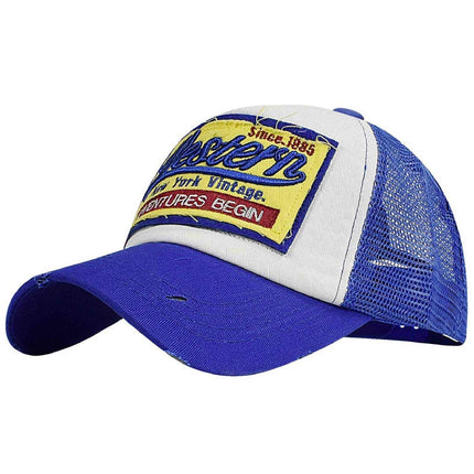 Heekpek baseball cap men's embroidered summer women's mesh caps, baseball caps, adjustable hip hop baseball caps, trucker for outdoor sports, travel.